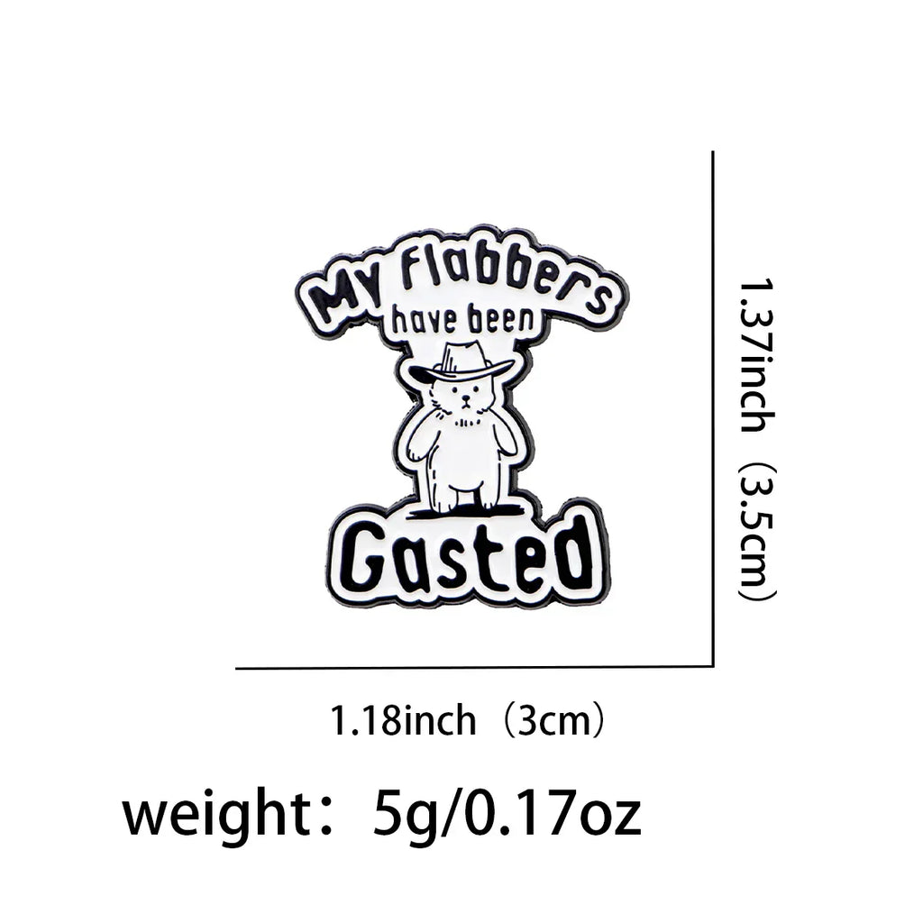 Cute Bear Enamel Pin Humorous Quotes Brooches for Women Men Lapel Pins Badges Clothes Accessories Funny Jewelry Friends