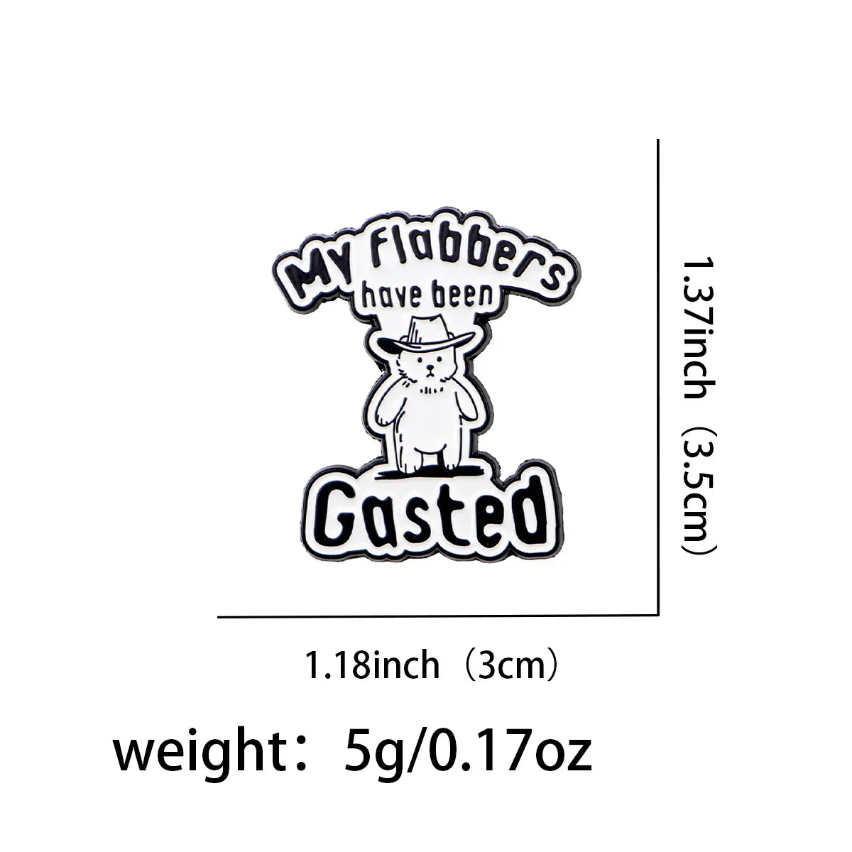 Cute Bear Enamel Pin Humorous Quotes Brooches for Women Men Lapel Pins Badges Clothes Accessories Funny Jewelry Friends