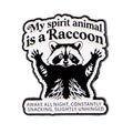 Cartoon Raccoon Spirit Animal Enamel Pin Brooches Lapel Pins Badge on Backpack Clothing Accessories Animal Jewelry