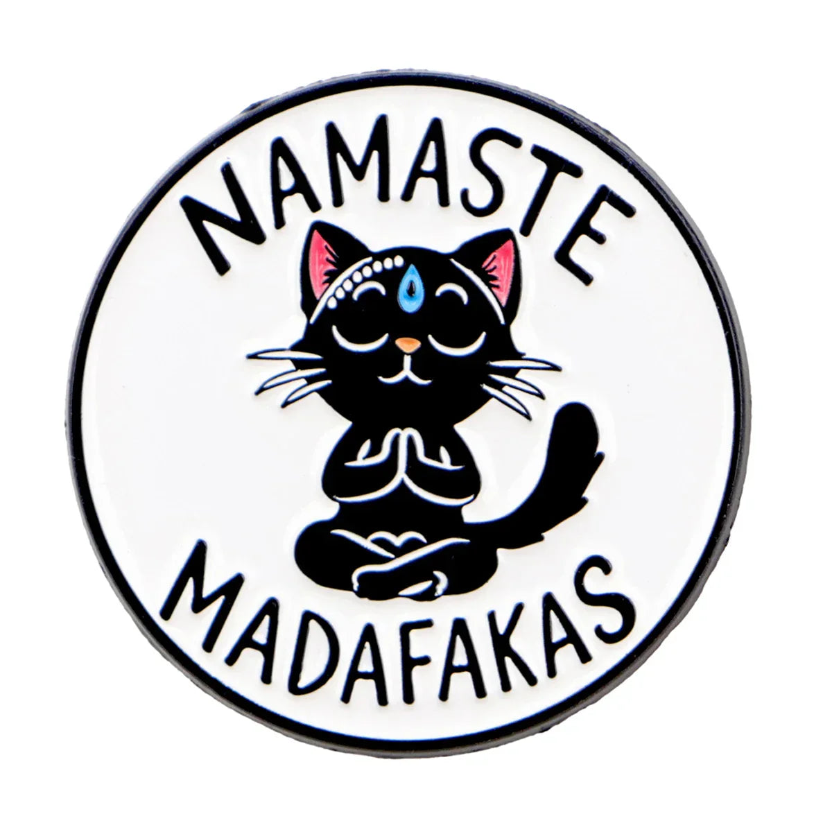 Yoga Cat Enamel Pin Cartoon Brooch Pines Lapel Pins Badge on Backpack Clothing Accessories Animal Jewelry Friends Gifts