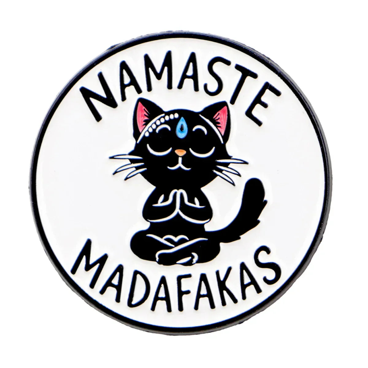 Yoga Cat Enamel Pin Cartoon Brooch Pines Lapel Pins Badge on Backpack Clothing Accessories Animal Jewelry Friends Gifts