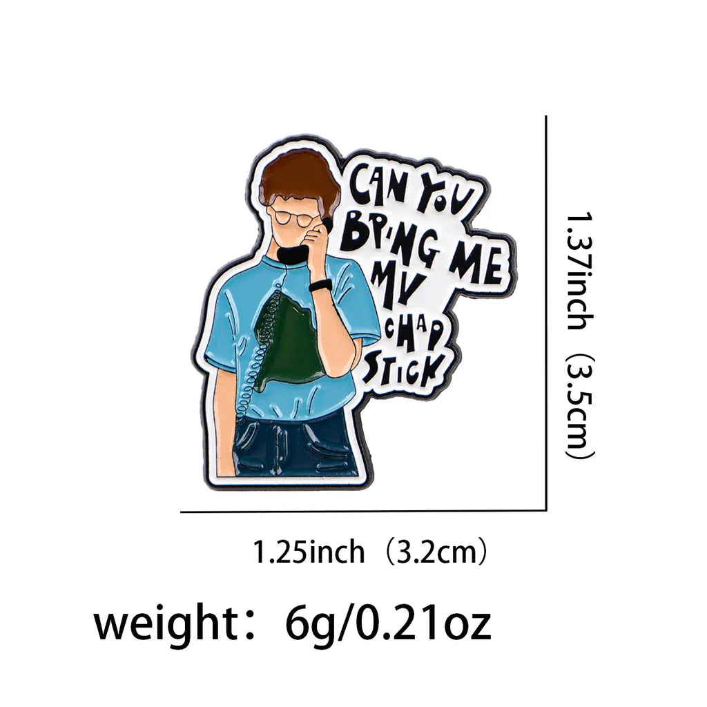 Napoleon Dynamite Can you bring me my chapstick Enamel Pin 1