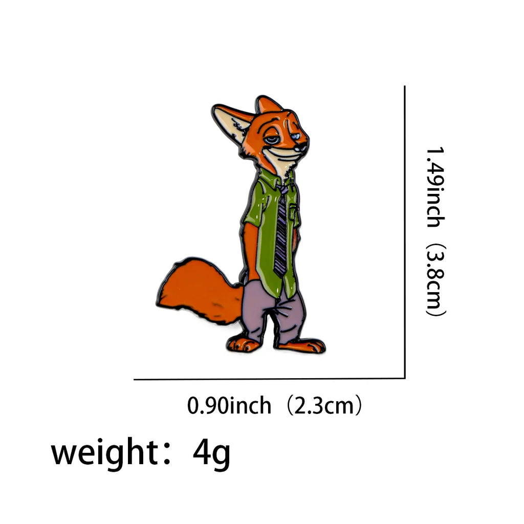 Nick Wilde Enamel Pin 1