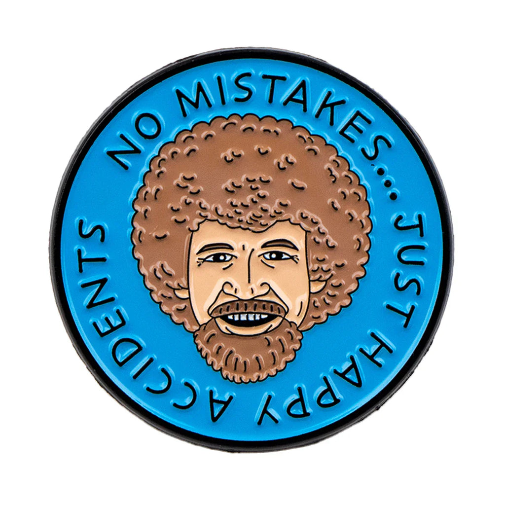 No Mistakes Just Happy Accidents Enamel Pin 1