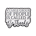 ’No Thanks’ Enamel Pin 1