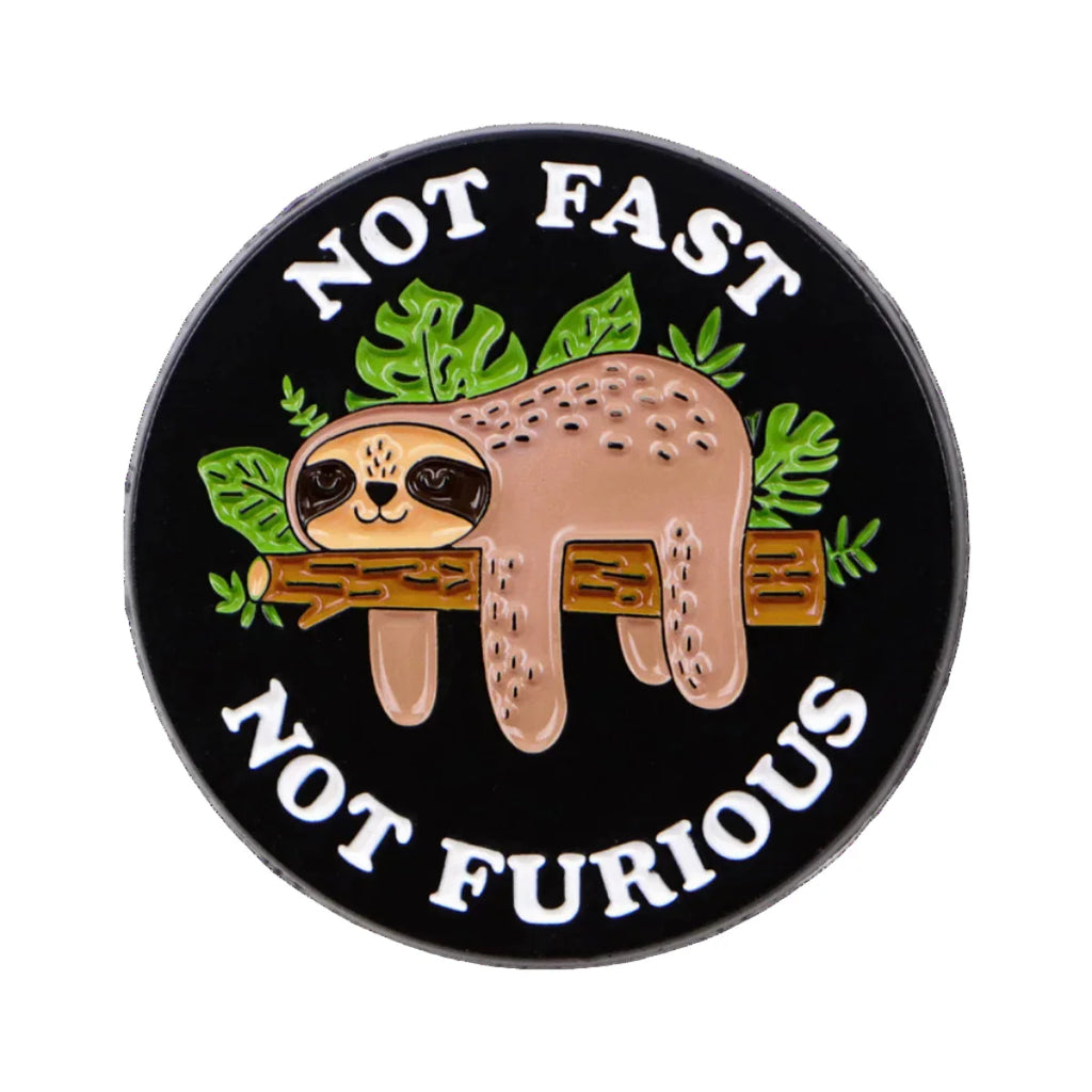 Cute Sloth Enamel Pin Cartoon Animal Brooches Lapel Pins Badge on Backpack Clothing Accessories Funny Jewelry Friends