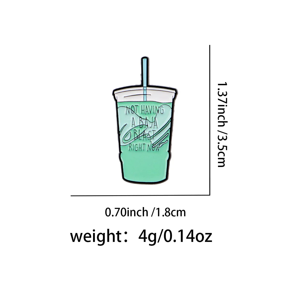 Cute Drink Enamel Pin Quotes Brooch Pines Lapel Pins Badge on Backpack Clothing Accessories Fashion Jewelry Friends