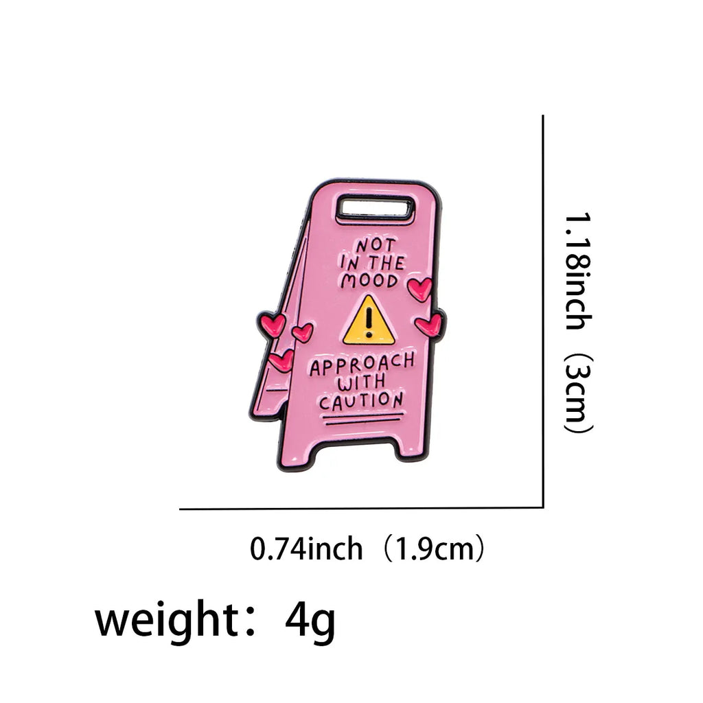 Not In The Mood Enamel Pin 1