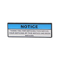 Notice Enamel Pin 1