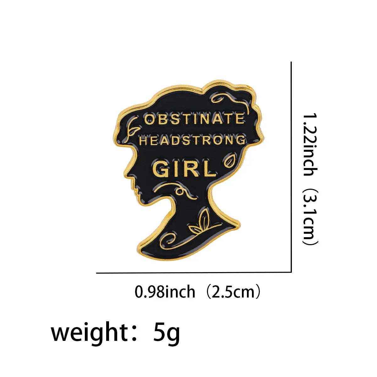 Obstinate Headstrong Girl Enamel Pin 1 / MULTI