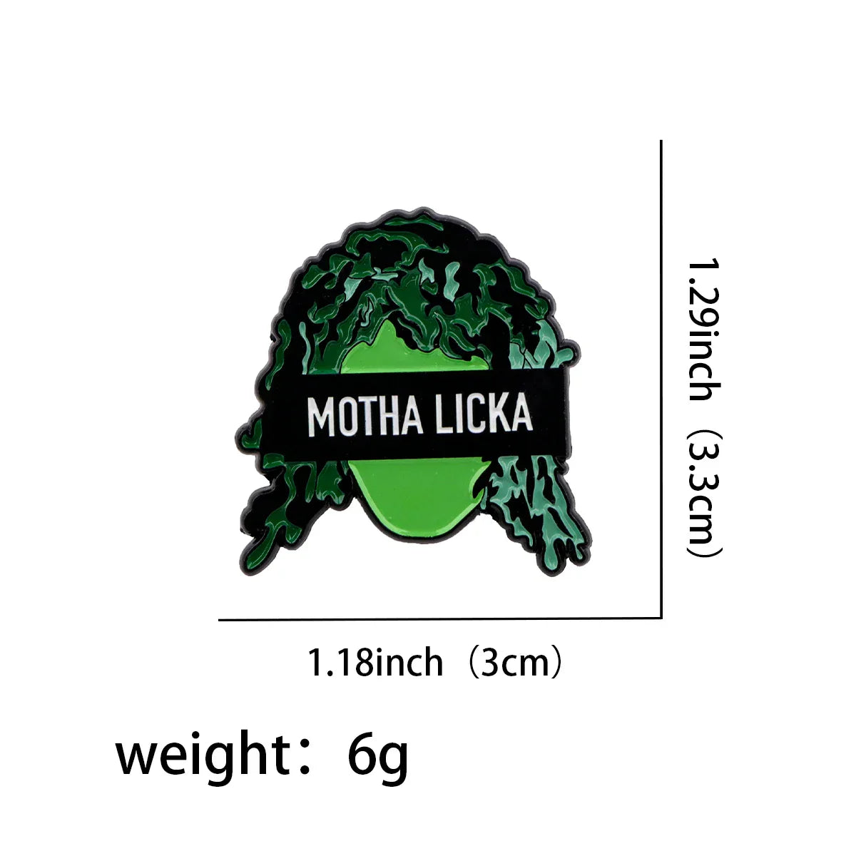 Old Gregg Motha Licka Enamel Pin 1