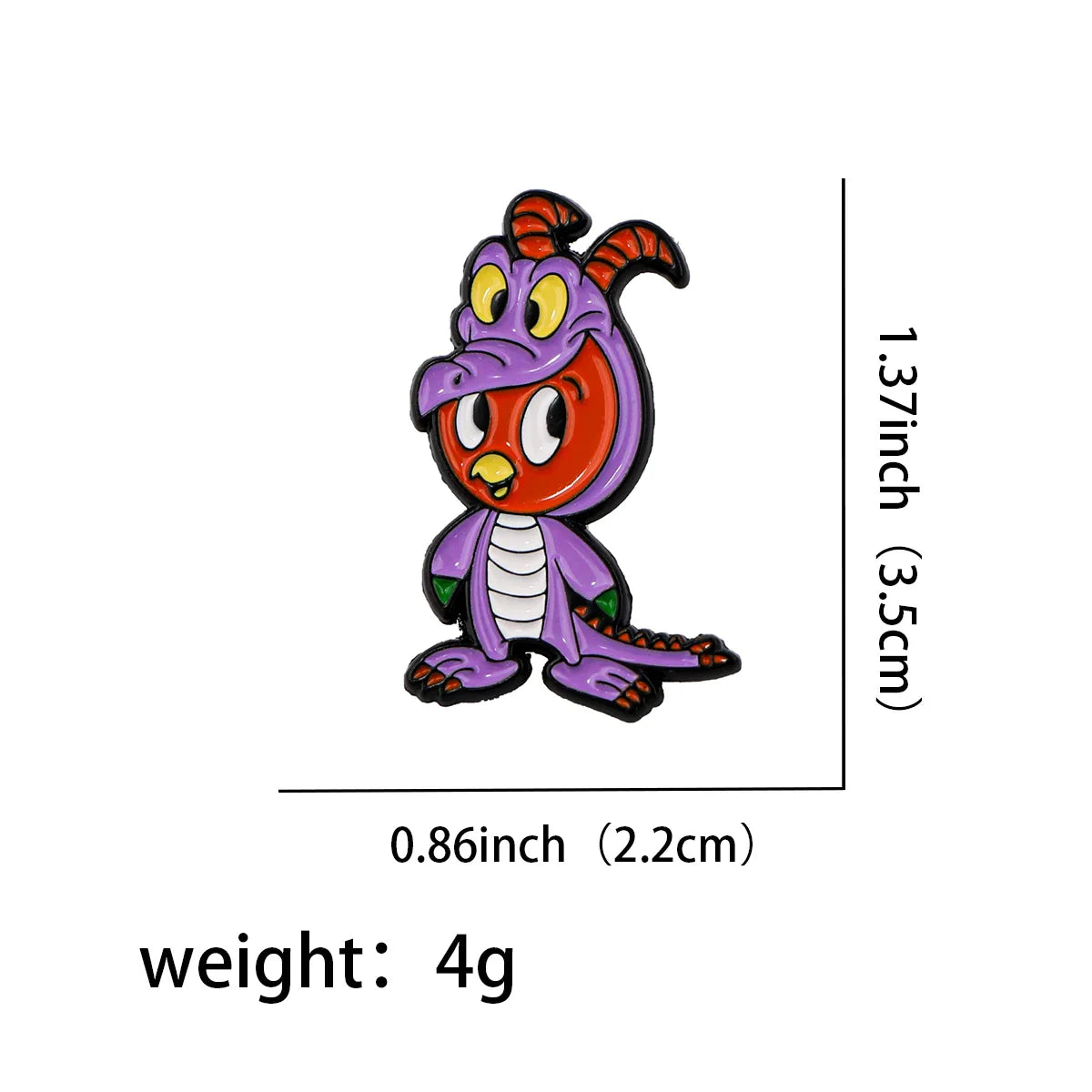 Orange Bird Enamel Pin 1 / MULTI