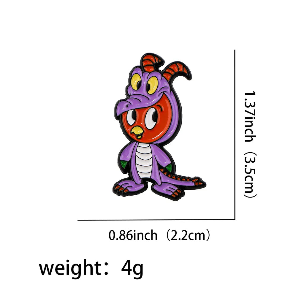 Orange Bird Enamel Pin 1 / MULTI