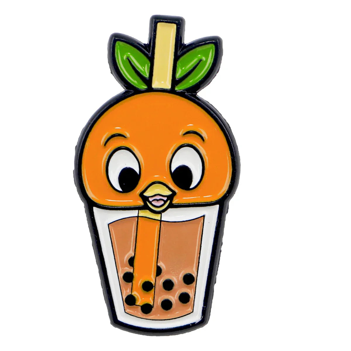 Orange Bird Enamel Pin 2 / MULTI