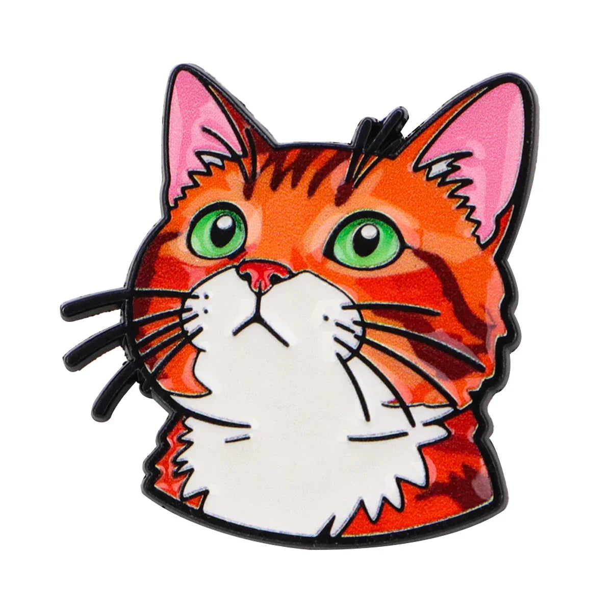 Cute Cat Enamel Pins Cartoon Brooches Badge Animal Lapel Pins for Backpacks Clothes Decoration Kawaii Jewelry Gifts - 1