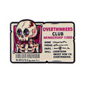 OVERTHINKERS CLUB Enamel Pin Lapel Pins for Backpacks Skeleton Brooches for Women Fashion Jewelry Accessories Friends