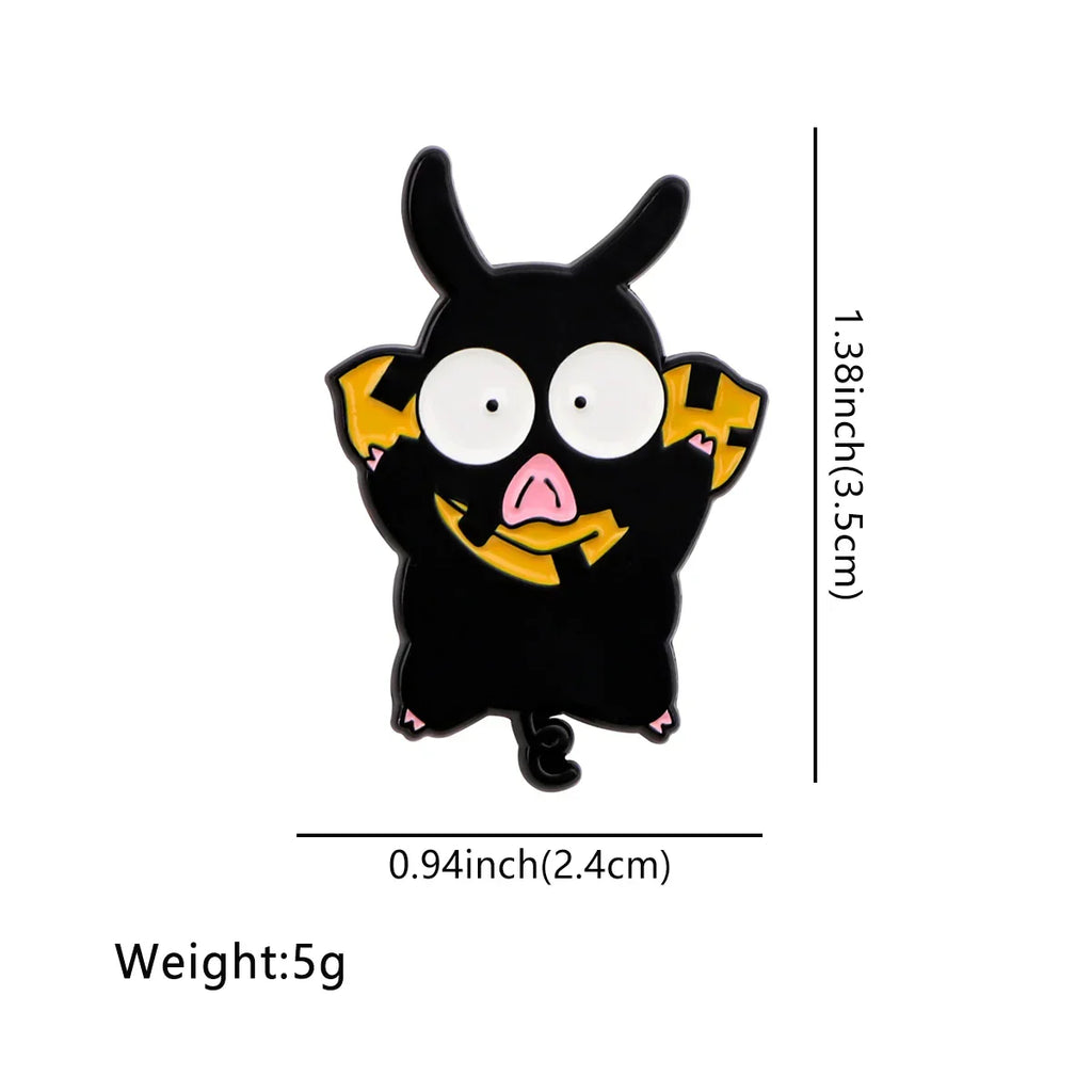 P Chan (Ryoga Hibiki) from Ranma 1/2 Enamel Pin 1