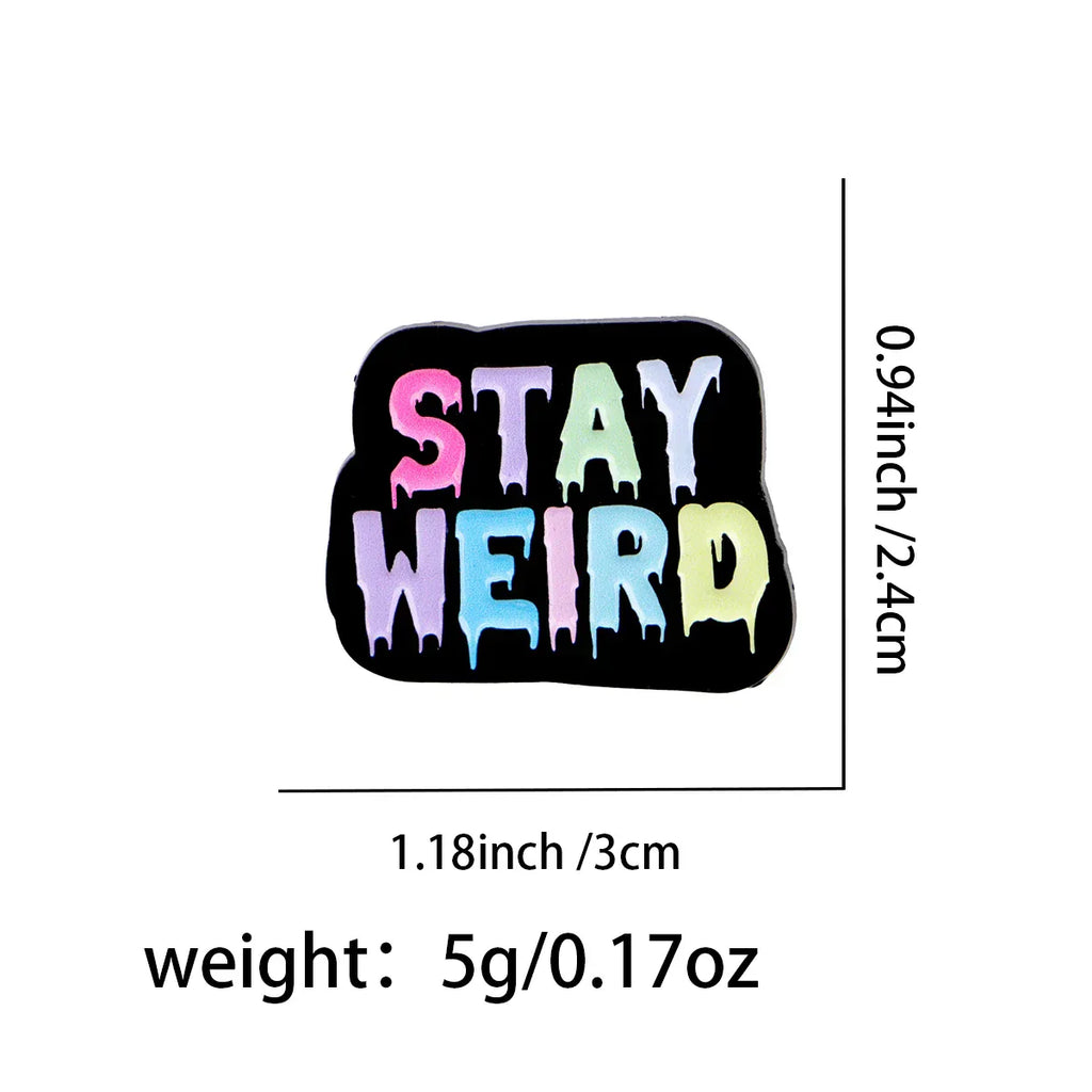 Halloween Quotes Enamel Pins and Brooches Badge Lapel Pins for Backpacks Bags Clothes Decoration Fashion Jewelry