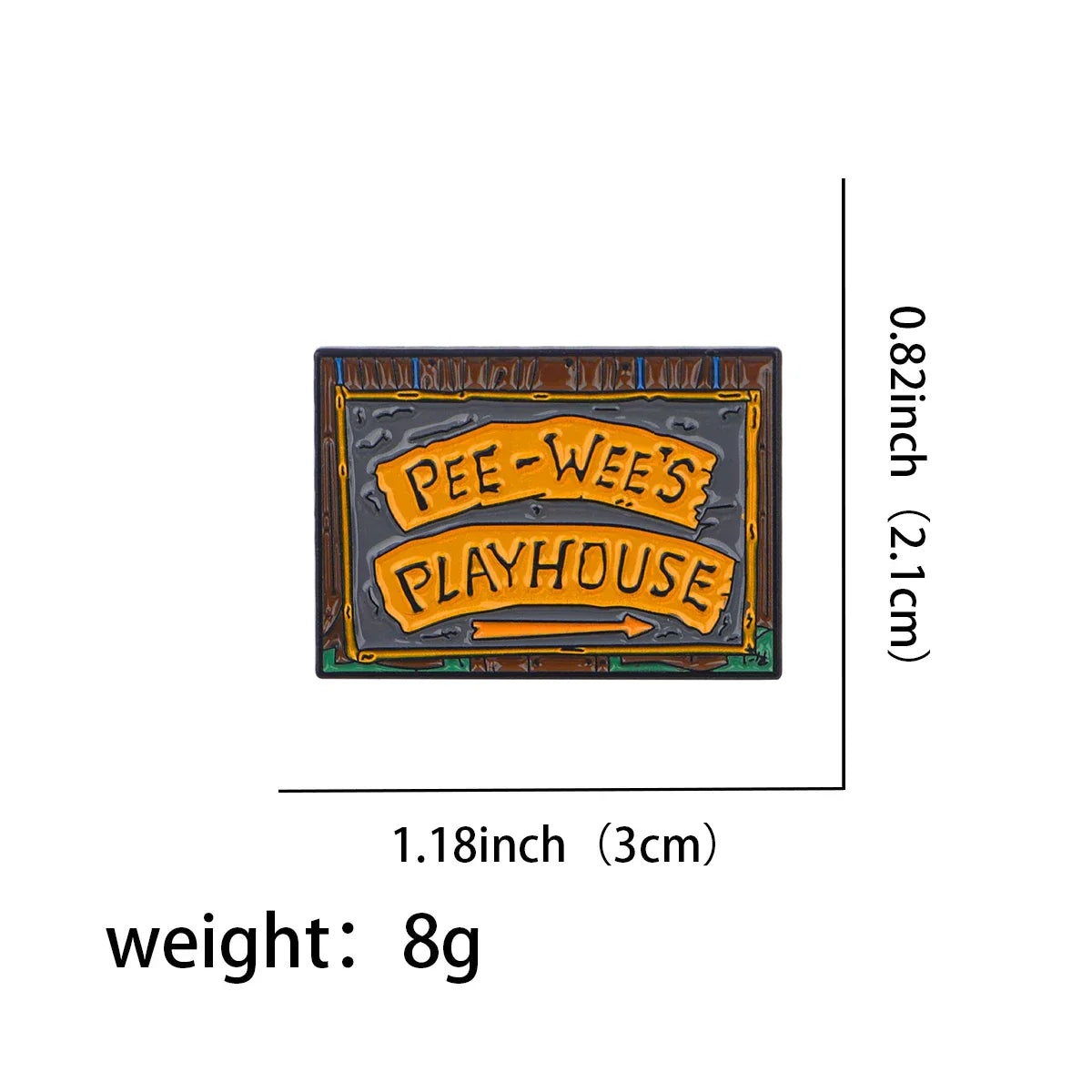 Pee Wee’s Play House Enamel Pin 1