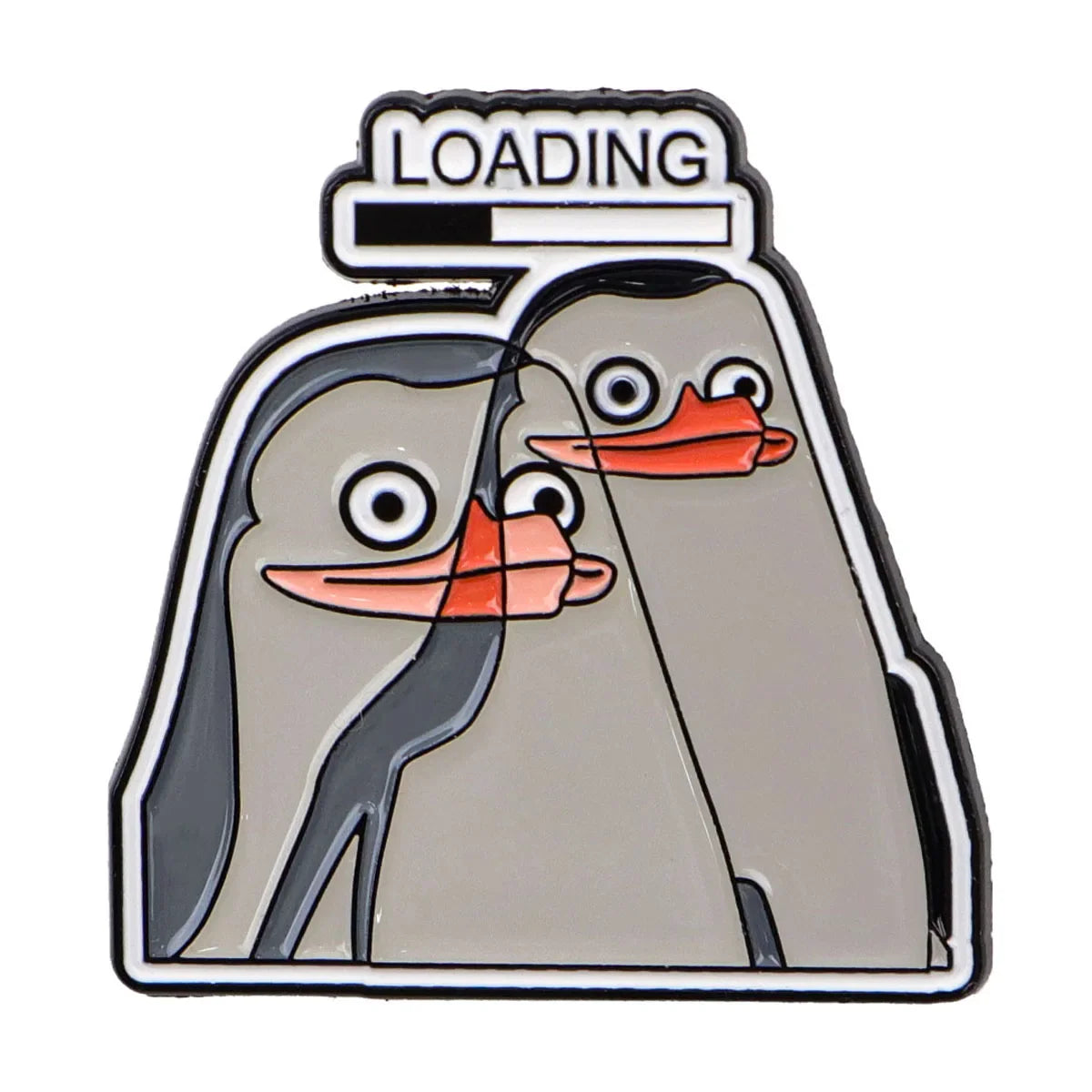 Penguin ’Loading’ Enamel Pin 1