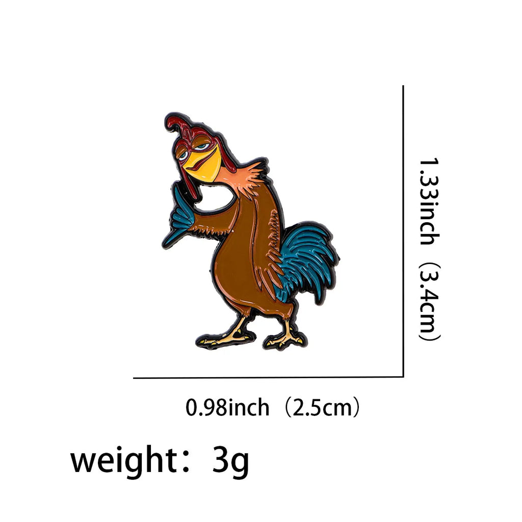 Pepe El Pollo Enamel Pin