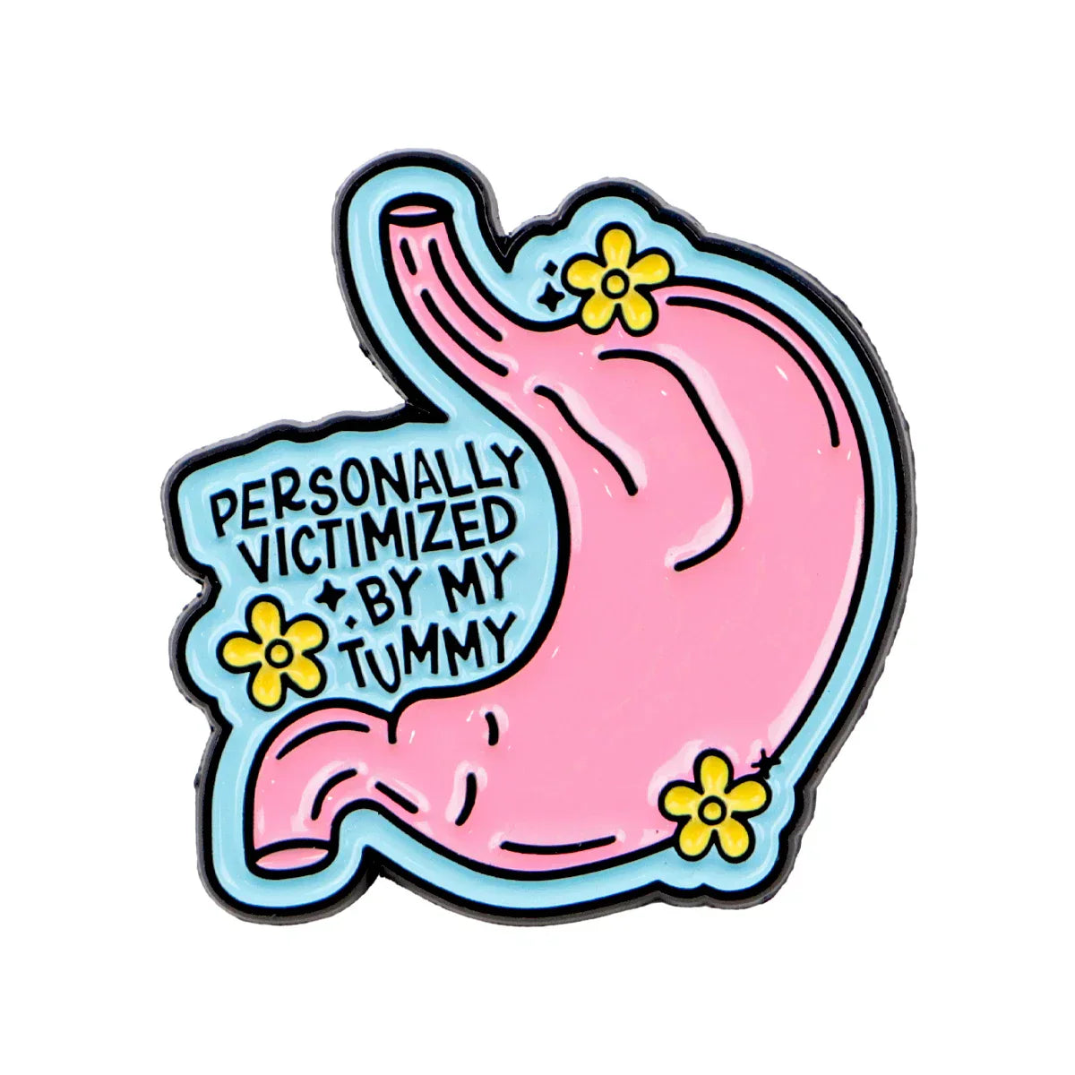 Stomach Enamel Pin Medical Brooch Pines Lapel Pins Badge on Backpack Clothing Accessories Humorous Jewelry Friends