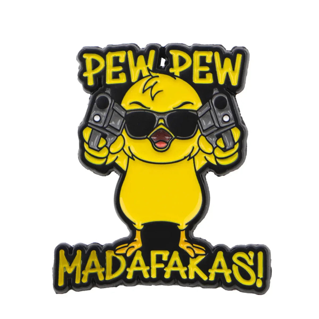 Funny Duck Enamel Pin Cartoon Animal Brooch Pines Lapel Pins Badge on Backpack Clothing Accessories Fashion Jewelry