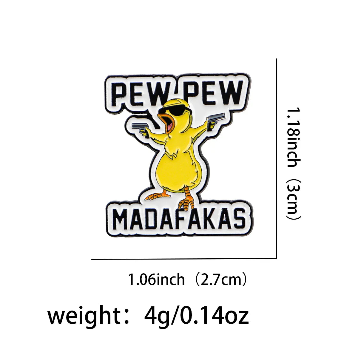 ’Pew Pew Madafakas’ Enamel Pin 1
