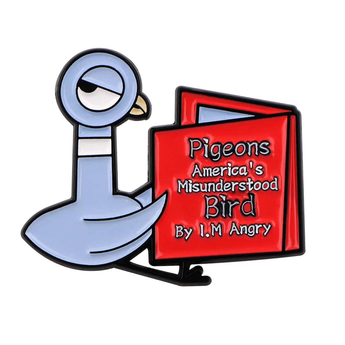 Pigeons: America’s Misunderstood Bird Enamel Pin 1 / 1