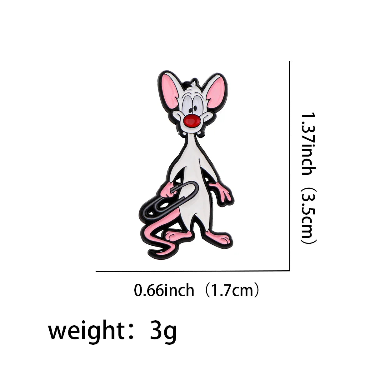 Pinky and the Brain Enamel Pin