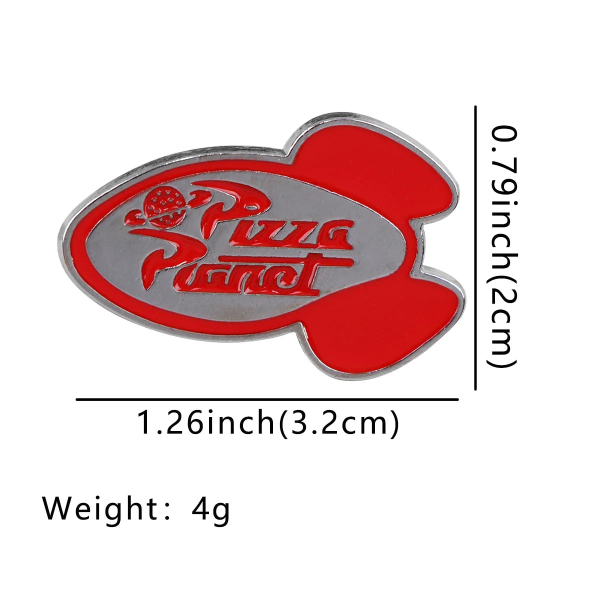 Pizza Planet Enamel Pin 1