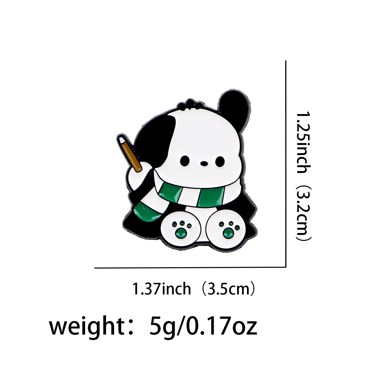 Cute Dog Enamel Pin Cartoon Brooch Pines Lapel Pins Badge on Backpack Clothing Accessories Cosplay Jewelry Friends