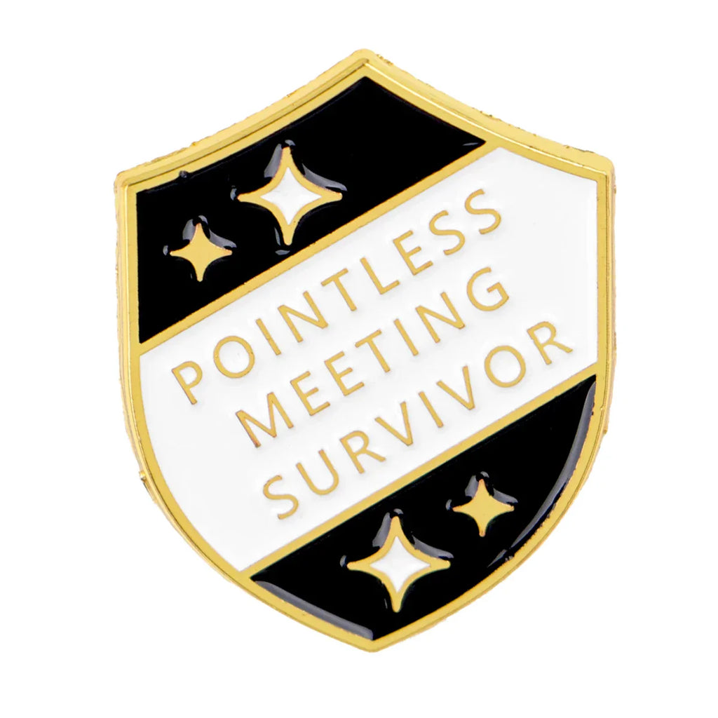 Humorous Office Quotes Shield Enamel Pin Brooch Pines Lapel Pins Badge on Backpack Clothing Accessories Funny Jewelry