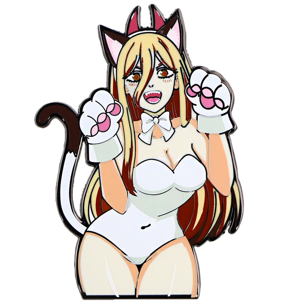 Power Bunny Girl Enamel Pin 1