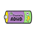 ADHD Awareness Enamel Pin Battery Brooch Pines Lapel Pins Badge on Backpack Clothing Accessories Fashion Jewelry
