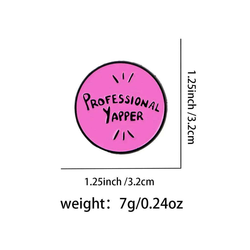 Cartoon Singer Enamel Pins Round Brooches Badge Lapel Pin For Backpack Clothes Accessories Fashion Jewelry Birthday