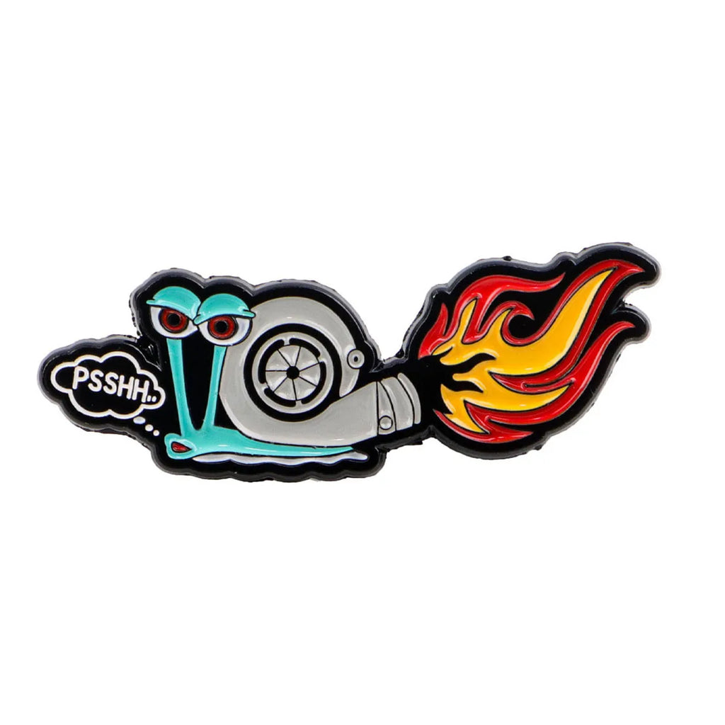 PSSHH Snail Turbine Enamel Pin 1