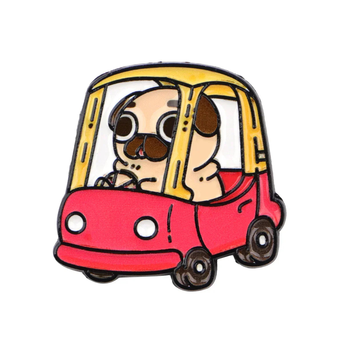 Cartoon Dog Enamel Pin Funny Animal Brooch Pines Lapel Pins Badge on Backpack Clothing Accessories Creative Jewelry