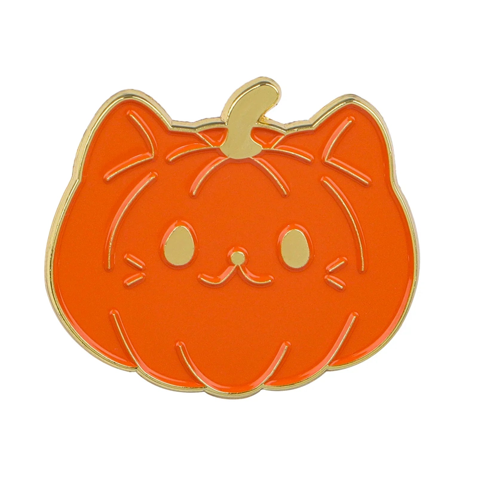 Pumpkin Cat Enamel Pin 1 / MULTI