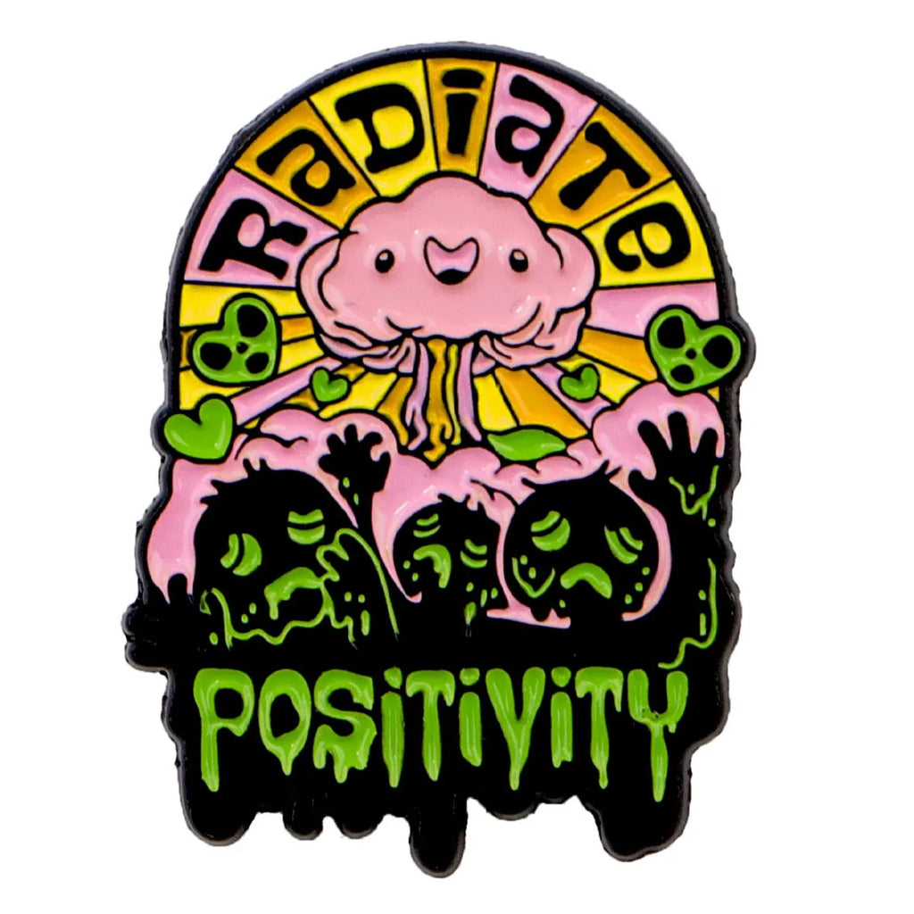 Radiate Positivity Enamel Pin 1