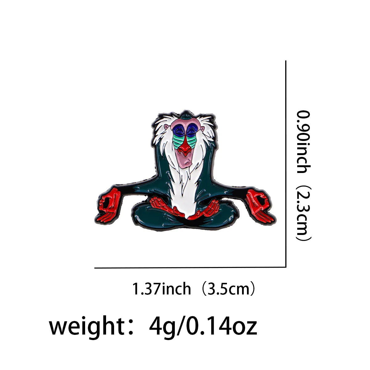 Rafiki Enamel Pin 1