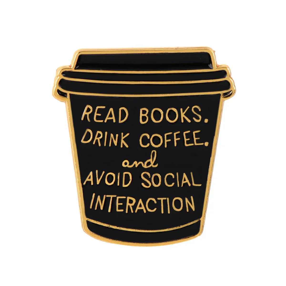 Coffee Enamel Pin Vintage Brooch Pines Lapel Pins Badge on Backpack Clothing Accessories Fashion Jewelry Friends Gifts