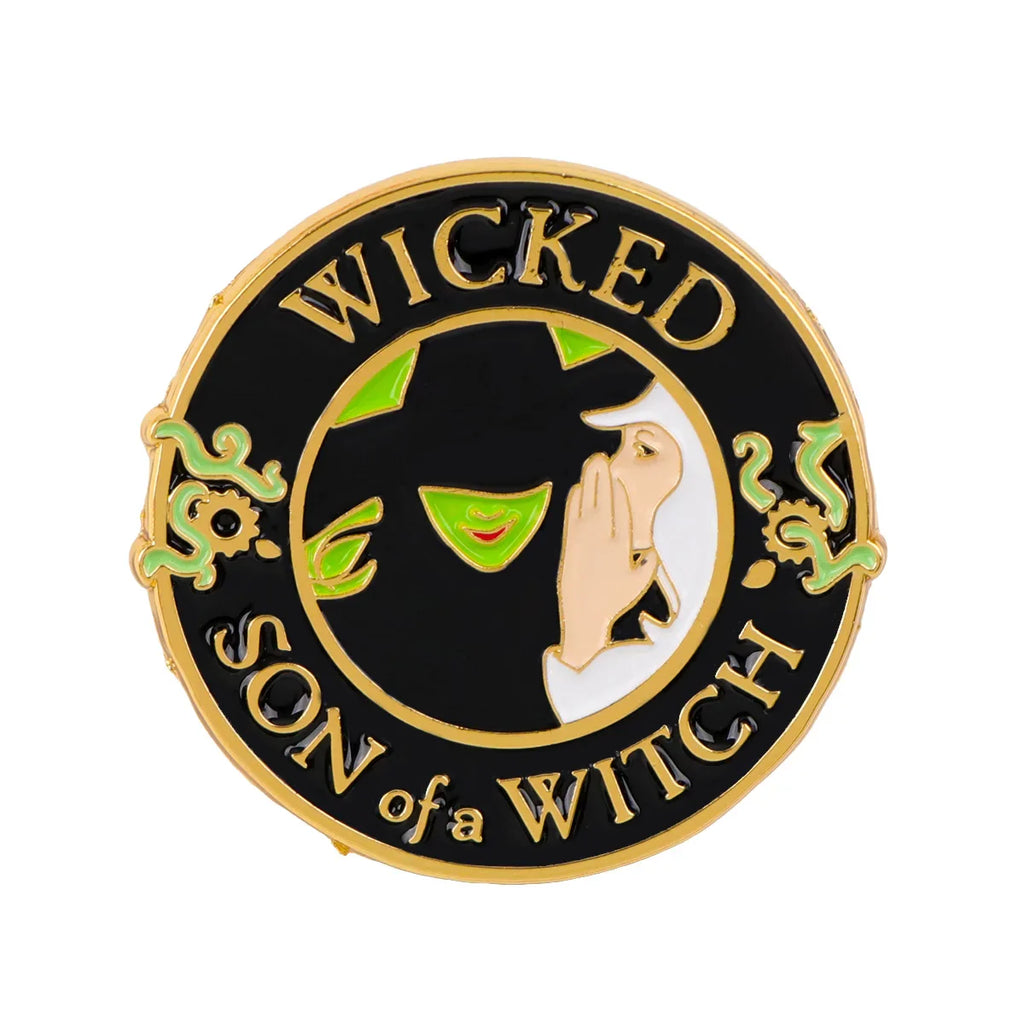 Retro Witch Enamel Pin Lapel Pins for Backpacks Movie Brooches for Women Fashion Jewelry Accessories Friends Gift - 1