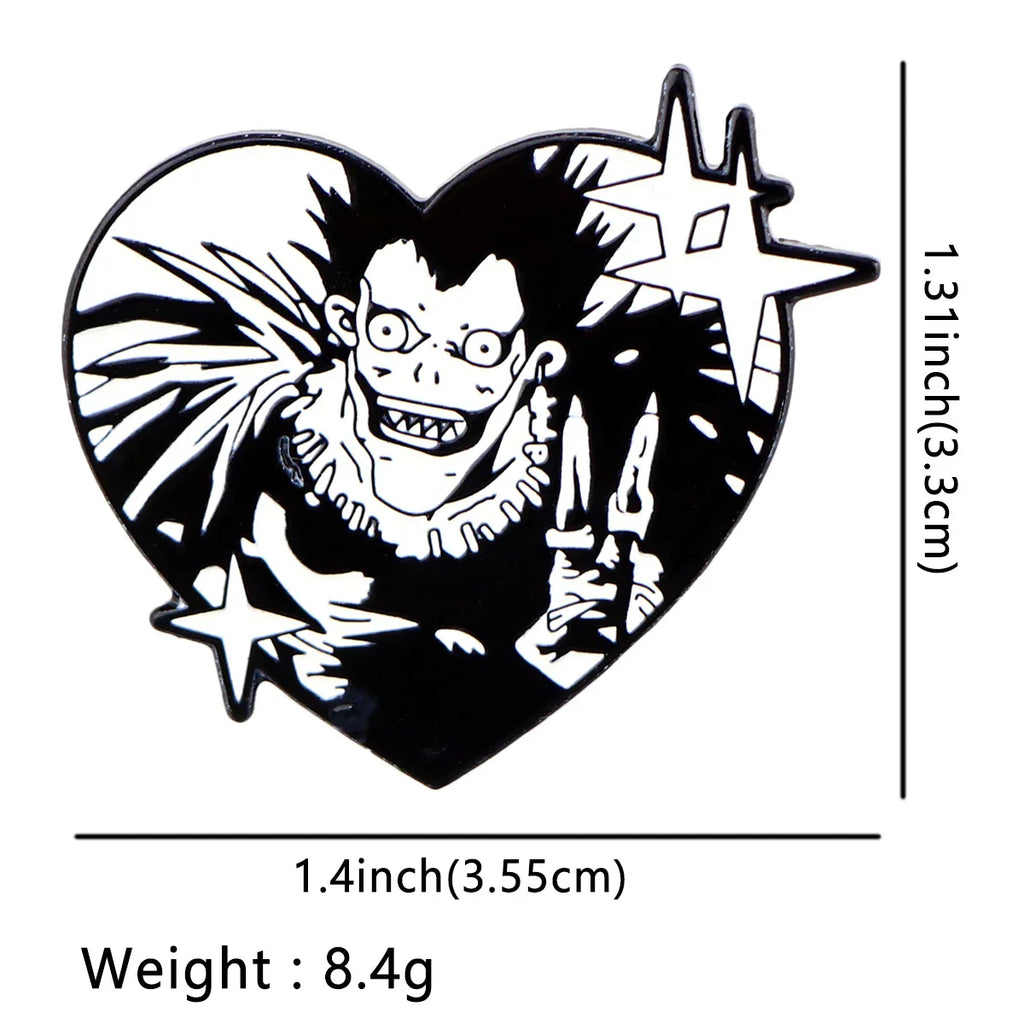 Ryuk Heart Enamel Pin 1