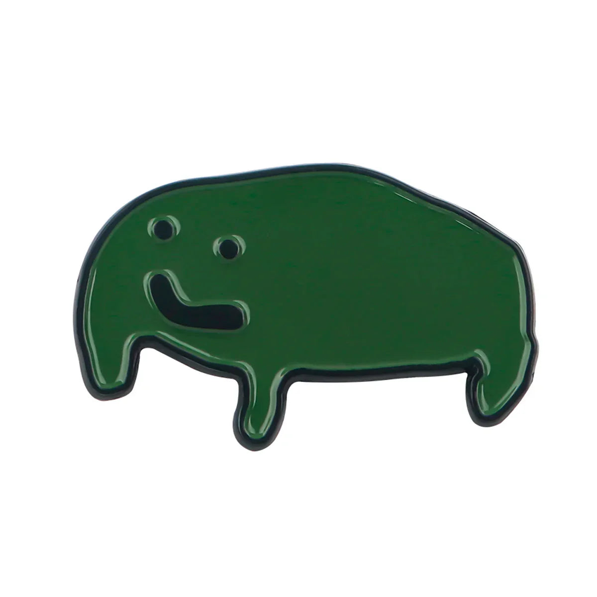 Sad Frog Enamel Pin 1