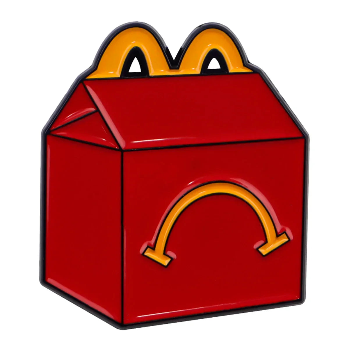 Sad Mc Donald Box Enamel Pin 1