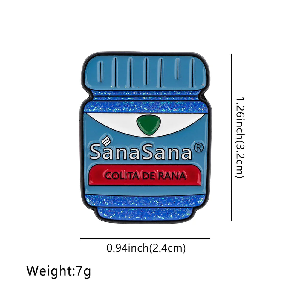 Sana Sana Colita de Rana Enamel Pin 1