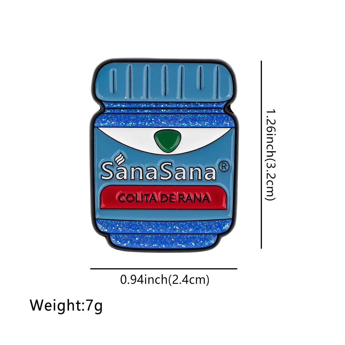 Sana Sana Colita de Rana Enamel Pin 1