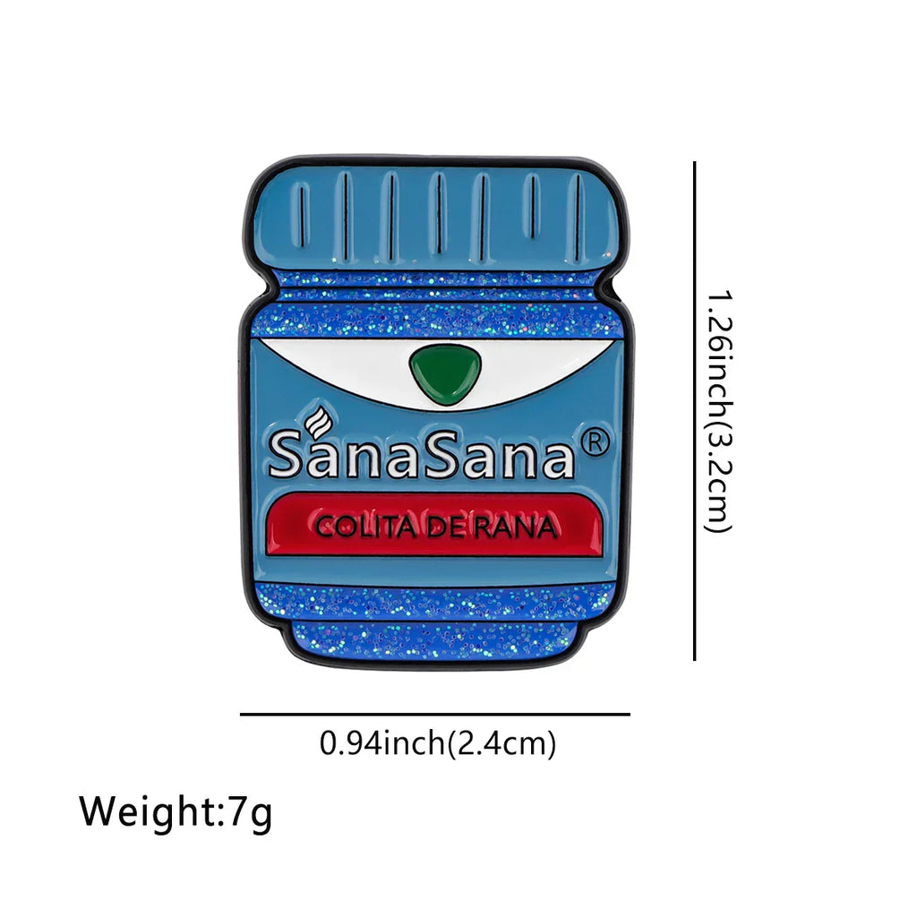 Sana Sana Colita de Rana Enamel Pin 1