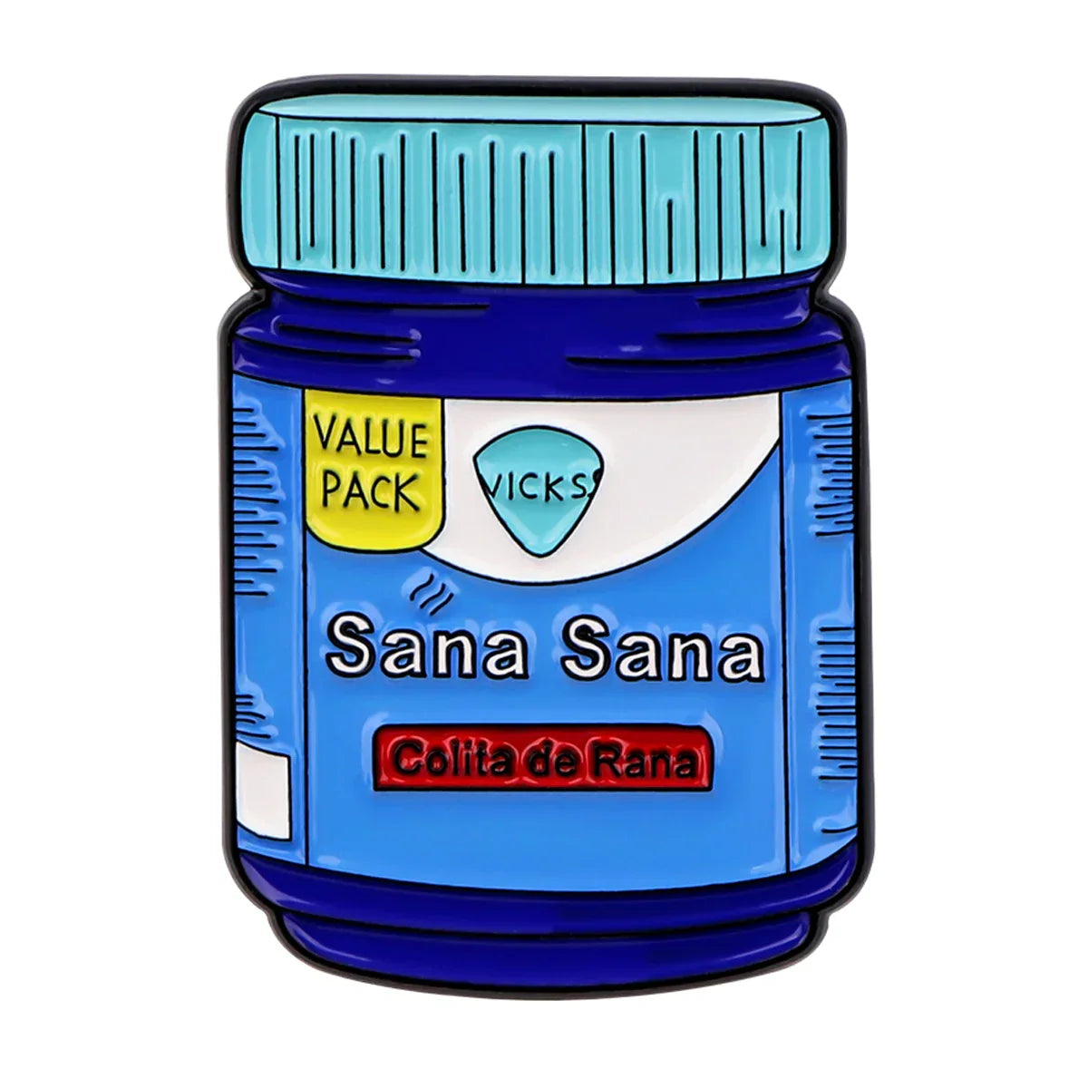 Sana Sana Colita de Rana Enamel Pin 1